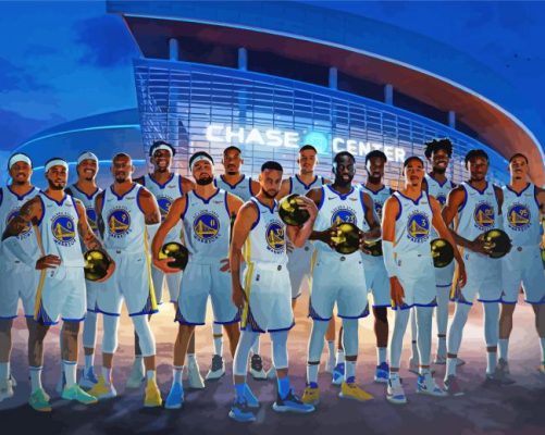 Golden State Warriors Team Paint By Numbers