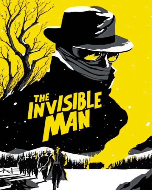 Invisible Man Illustration Art Paint By Numbers