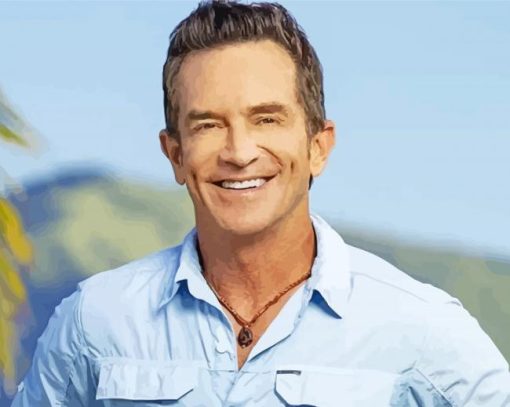 Jeff Probst America Host Paint By Numbers