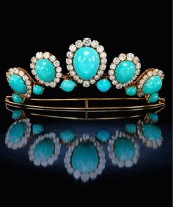 Jewelry Turquoise Crown Paint By Numbers