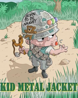 Kid Full Metal Jacket Paint By Numbers