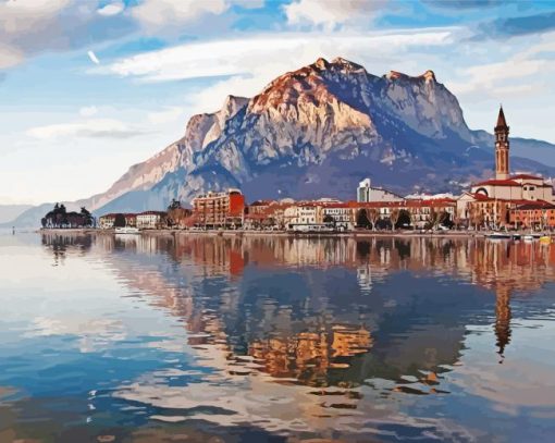 Lecco Landscape Paint By Numbers