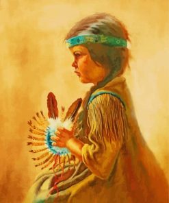 Little Native Princess Paint By Numbers