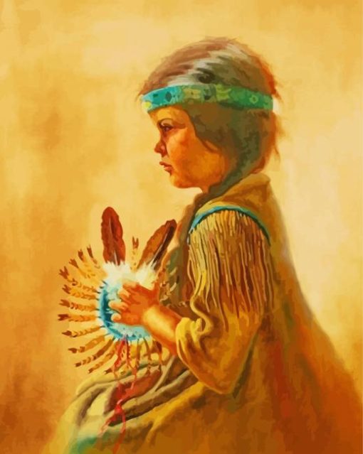 Little Native Princess Paint By Numbers