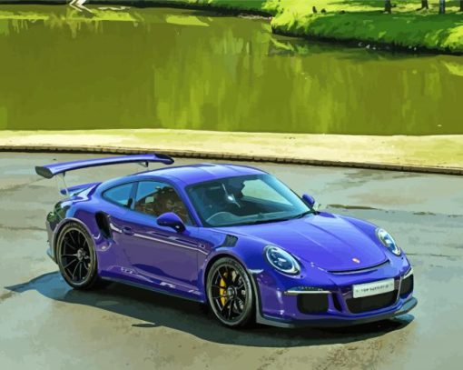 Luxury Porsche Gt3 Rs Paint By Numbers