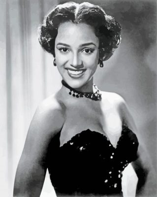 Monochrome Dorothy Dandridge Paint By Numbers