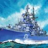 Navy Destroyer Art Paint By Numbers