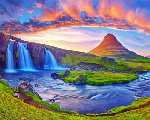 Panoramic Iceland Landscapes Paint By Numbers