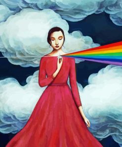 Rainbow Girl Duyh Huynh Paint By Numbers