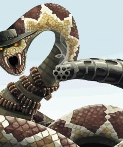 Rattlesnake Art Paint By Numbers