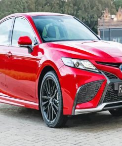 Red Toyota Camry Paint By Numbers