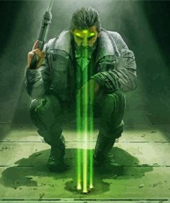 Sam Fisher Tom Clancys Splinter Cell Paint By Numbers