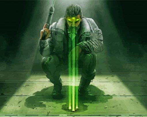 Sam Fisher Tom Clancys Splinter Cell Paint By Numbers
