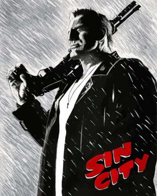 Sin City Art Illustration Paint By Numbers