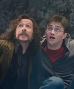 Sirius Black And Harry Potter Paint By Numbers