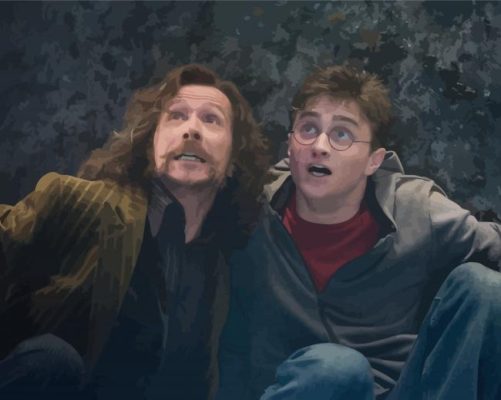 Sirius Black And Harry Potter Paint By Numbers