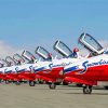 Snowbirds Planes Paint By Numbers