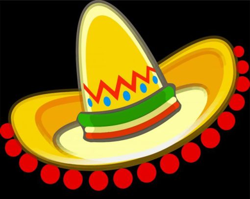 Sombrero Art Paint By Numbers