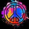 Splatter Peace Sign Paint By Numbers