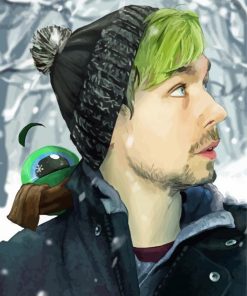 The Youtuber Jacksepticeye Paint By Numbers