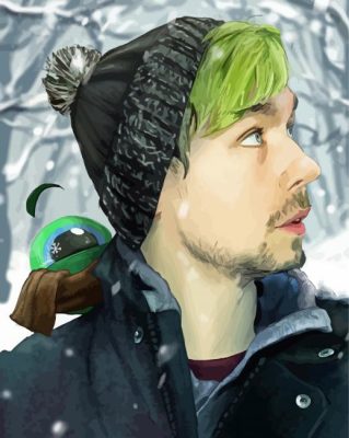 The Youtuber Jacksepticeye Paint By Numbers