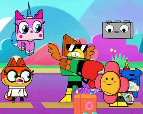 Unikitty Characters Paint By Numbers