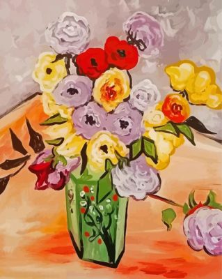 Van Goghs Roses And Anemones Paint By Numbers