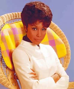 Young Diahann Carroll Actress Paint By Numbers