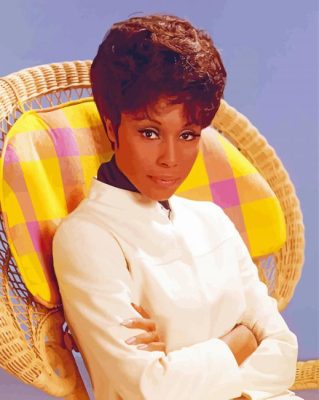 Young Diahann Carroll Actress Paint By Numbers