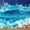 Abstract Ocean Scene paint by numbers