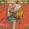 Humpty Dumpty Alice In Wonderland paint by numbers