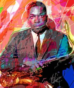 American Saxophonist John Coltrane Art paint by numbers