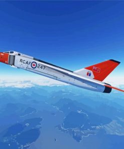 Avro Canada CF-105 Arrow paint by number