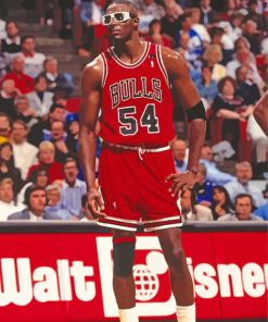 Bassketball Player Horace Grant paint bu numbers