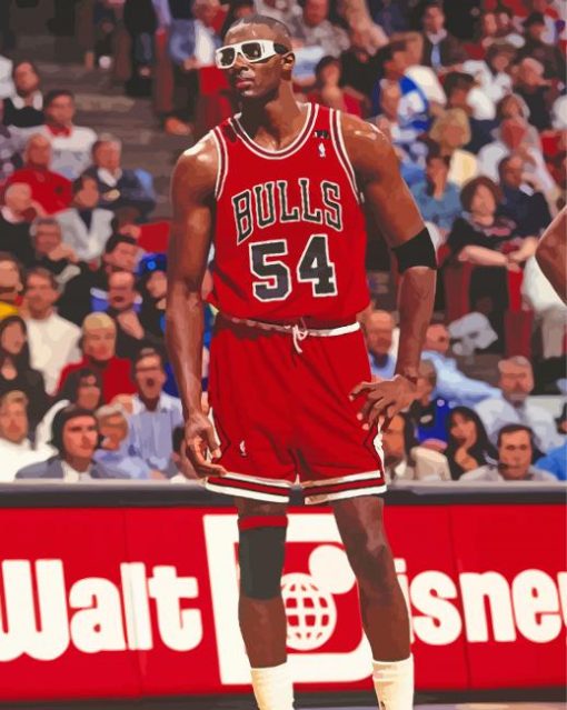 Bassketball Player Horace Grant paint bu numbers