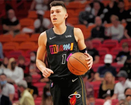 Basketball Player Tyler Herro paint by numbers