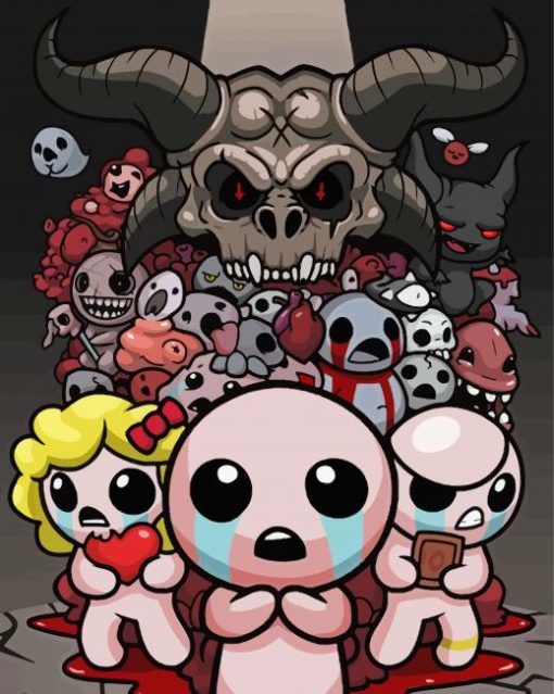 The Binding of Isaac Rebirth paint by numbers
