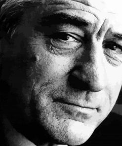 Black And White Robert De Niro paint by numbers