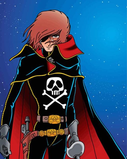 Captain Harlock paint by numbers