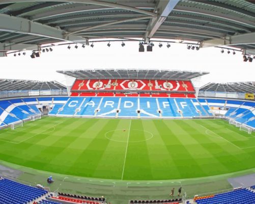 Cardiff City Stadium paint by numbers