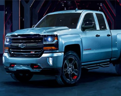 Chevy Z71 paint by numbers