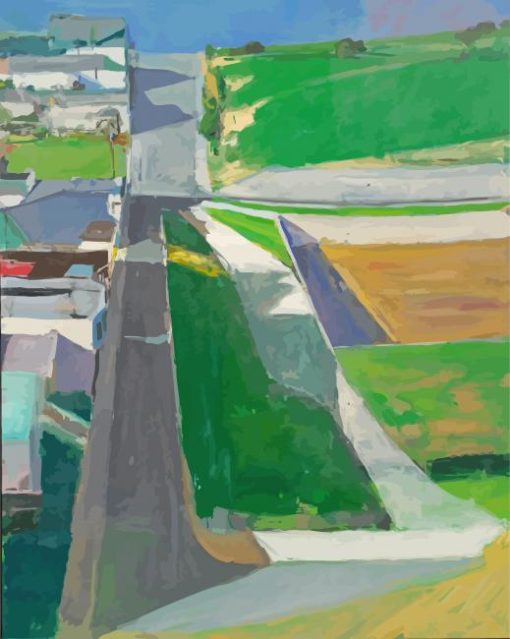 Cityscape By Richard Diebenkorn paint by numbers