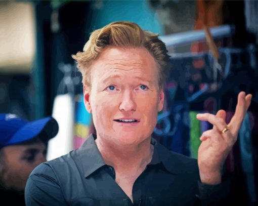 Conan O'Brien paint by numbers