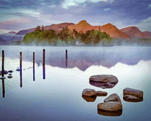 Derwentwater paint by numbers