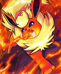 Flareon Paint By Numbers