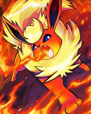 Flareon Paint By Numbers