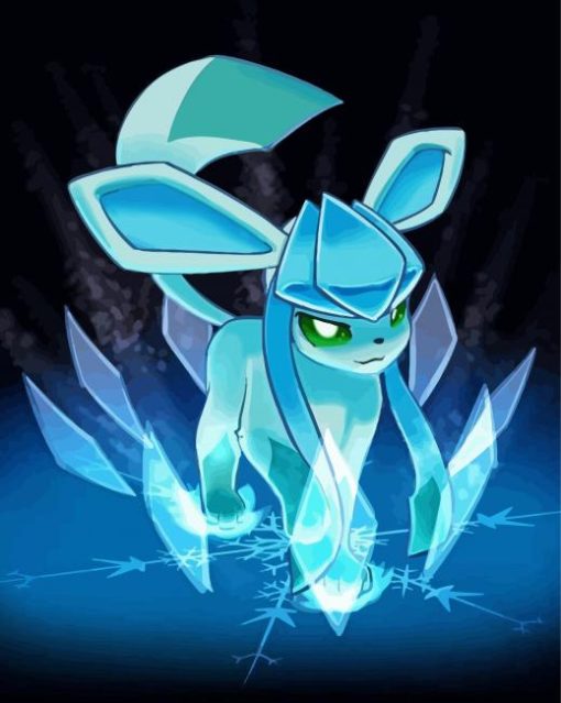 Glaceon Paint By Numbers