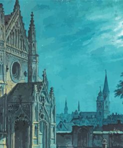 Gothic Cathedral paint by numbers