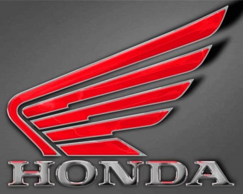 Honda Motorcycle Logo paint by numbers