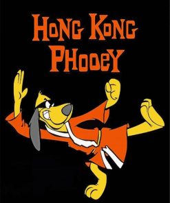 Hong Kong Phooey Super Guy paint by numbers